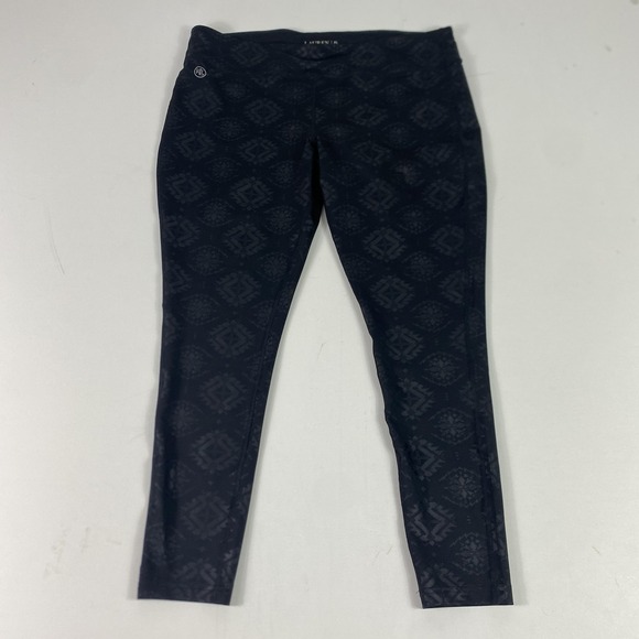 Lauren Ralph Lauren Pants - Lauren Ralph Lauren Active Leggings Womens‎ XL Black Southwestern Aztec Stretch